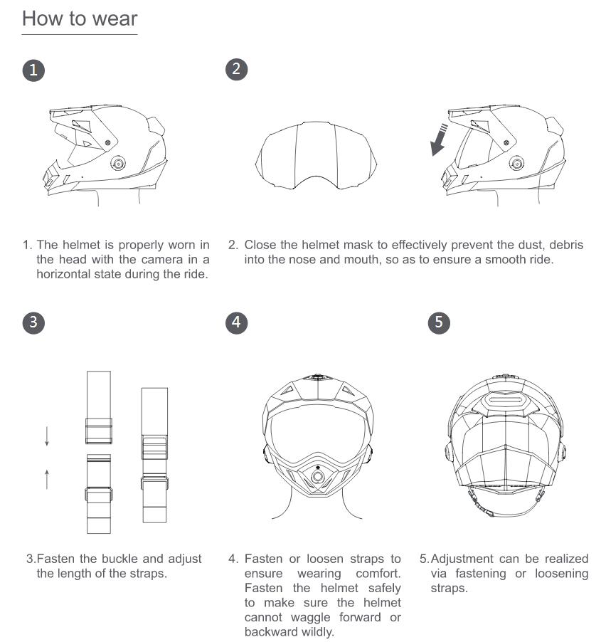 Airwheel C8 helmet motorcycle