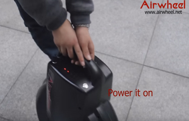 How to ride Airwheel Q3 Electric Unicycle and personal transporter