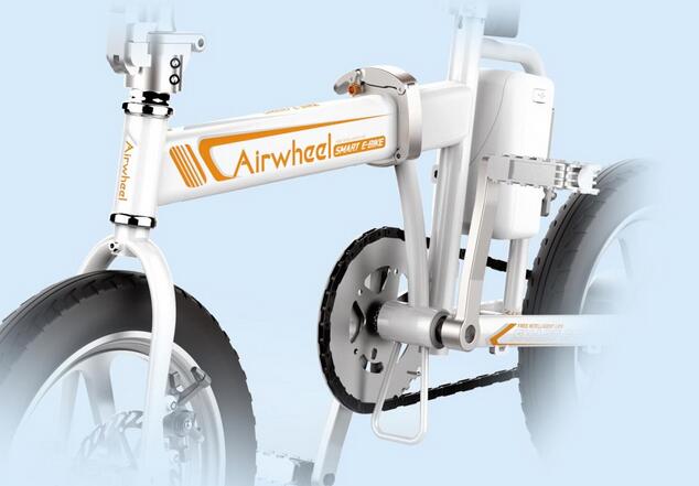 Taking the Airwheel smart folding electric bikes as example.